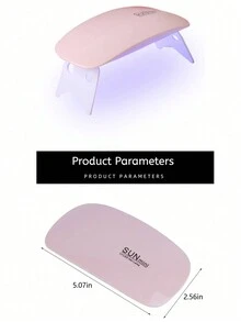 1 Đèn Làm Móng Tay Mini Máy Trị Liệu Bằng Ánh Sáng Gấp Cầm Tay Di Động Đèn Sấy Móng Tay Máy Trị Liệu Bằng Tia UV, Được Sử Dụng Cho Nhiều Kiểu Chữa Móng Tay Bằng Ánh Sáng, Gia Đình Và Ngoài Trời - Nhiều màu - Xem 7