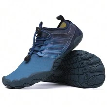 Men Outdoor Water Shoes Five Fingers Shoes Wading Shoes Beach Diving Shoes Quick Dry Swimming Shoes Anti-Slip Water Shoes Hiking Sports Shoes Gym Workout Shoes Beach Shoes Water Sports Shoes Men Beach Rafting Shoes Water Park Shoes Men Flat Breathable Sports Shoes Black Shoes Orange Shoes Yellow Shoes Blue Loafers Swimming Shoes Diving Comfortable Elastic Sports Shoes Plus Size Shoes - Blue - View 2