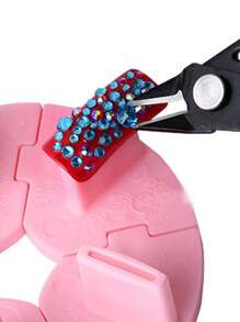 1 pièce Ciseaux à chaîne en métal professionnel pour retirer les ongles, coupe-ongles robuste, pince à manucure, accessoires pour ongles, fournitures pour ongles, outils pour ongles, outils pour nail art, rentrée scolaire, ongles, outils pour ongles à clipser