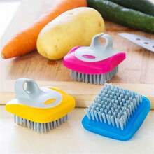 1 chiếc Cọ rửa rau củ quả mini: Cọ rửa nhà bếp, Cọ rửa đồ dùng rau củ, Vòng chà khoai tây, Cọ, Vệ sinh khoai tây, Dụng cụ vệ sinh nhà bếp, Phụ kiện vệ sinh lò nướng - Di động, Nhựa, Không cần điện - Nhiều màu - Xem 8