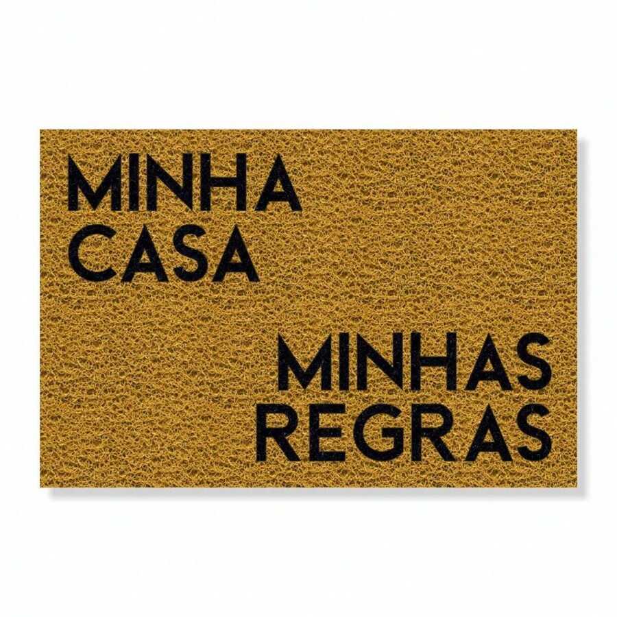 Entrance Mat Doormat My Home My Rules - Vàng - Xem 1