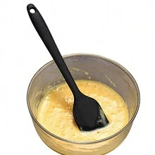Kahu Home Silicone Kitchen Scraper Bread Spatula Black - 黑色 - 查看 4