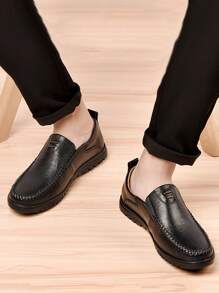 Casual British Simple Romantic Elegant British Style Every Match Gentleman Style Men Daily Outdoor Leisure Business Party Vacation Commute To Work Spring Summer Autumn Winter Four Seasons Black Red Brown Lightweight Non-Slip Breathable Comfortable Loafers Men's Shoes Big Size Men's Shoes 44 45 46 47 New Men's Shoes Solid Color Round Toe Low Top Shoes Cover Feet Flat Slip-On Loafers Casual Men's Shoes Leather Shoes Outdoor Men's Shoes Business Shoes Driving Shoes Boat Shoes Large Size Men's Shoes Loafers