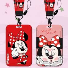 Pack Of 1 Isney 3D Lanvard ID Dip - Pvc Material. Antiloss Neck Bag With Protective Cover - Cute Cartoon Design For Men And Women Back To School