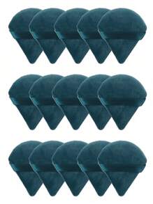 24个/15个/8个/3个装三角植绒化妆海绵，柔软蓬松，适用于面部和身体的粉扑，混合化妆工具，化妆品，便宜，房间装饰，梳妆台，旅行，卧室，化妆配件，粉扑，美妆蛋，粉扑，化妆海绵，便宜，圣诞礼物，化妆品，化妆工具，便宜货，礼物，女士礼物，圣诞礼物，赠品，旅行，便宜货，旅行必备 - 墨綠色 - 查看 7