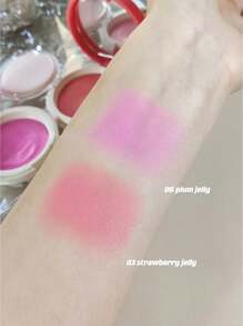 HOLIKA HOLIKA Jelly Dough Blush 03# Strawberry Jelly, Creamy Smooth Formula, Lightweight & Buildable, Korean Cream Blush, 4.2g | Korean Makeup - 03# STRAWBERRY JELLY - View 4