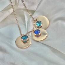 Customized 12 Chinese Zodiac Stainless Steel Engraved Disc Pendant Necklace, Personalized Name Birthday Gift, Fashion Necklace For Women, Girlfriend Gift, Christmas Gift