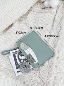 SOUTHLAND&KANGAROO Blue Fashionable Malist Coin Purse Lightweight Portable Card ID Card White-Collar Workers For Female For Holiday For Anniversary For Birthday Gift Gift Accessories Gift Card Holder Card Holder Wallet Business Card Holder Credit Card Holder Card Holder Women For Women Mini Wallet Card Wallet