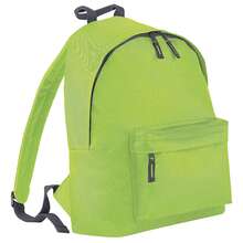 Bagbase Fashion Backpack / Rucksack (18 Litres) (Lime/Graphite) - Lime Green - View 1