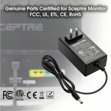 12V-2A Power Adapter AC Power Cord 5.5mm X 2.1mm Male Universal Power Supply With US Plug, 24W AC/DC Converter UL/FCC Certified - 查看 5