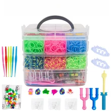 1 hộp/4500 chiếc Dây cao su nhiều màu với 15 màu dùng để làm vòng tay, vòng cổ, dây đeo điện thoại tự làm, màu sắc ngẫu nhiên - Nhiều màu - Xem 14