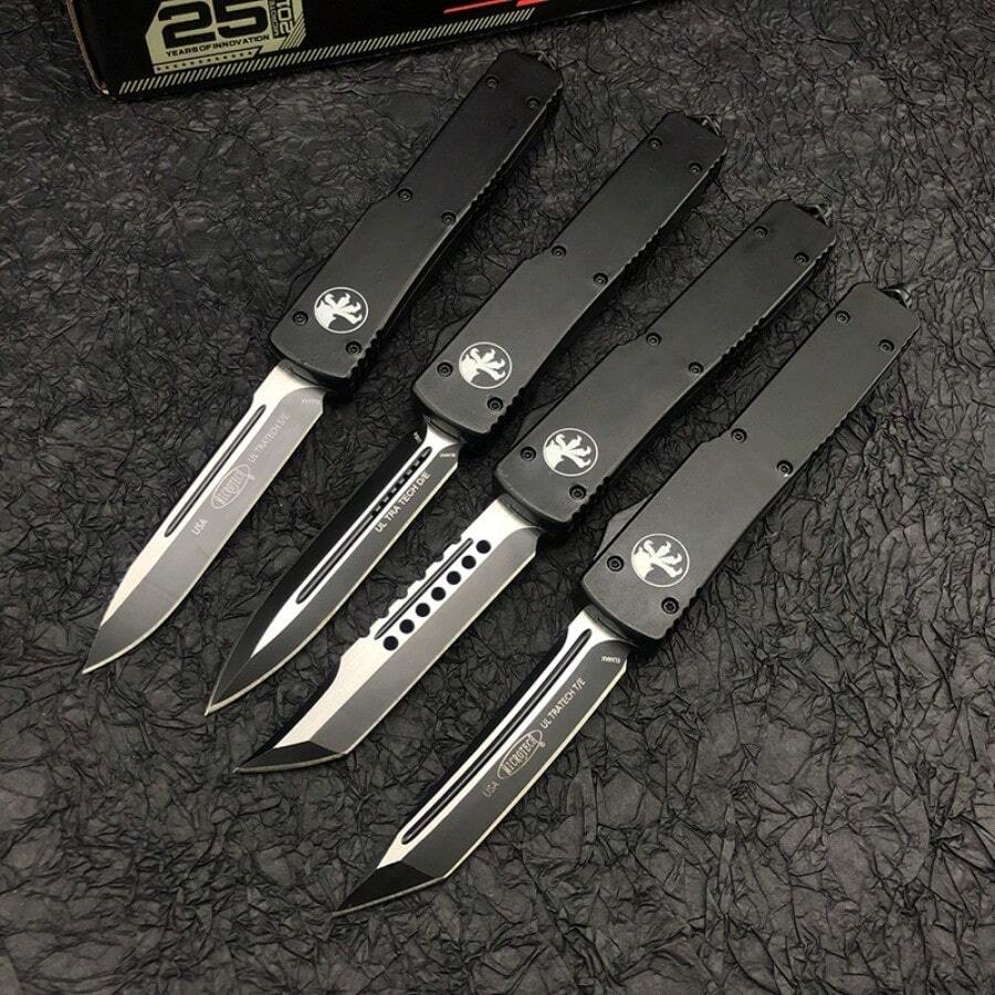 UT70 Full Size Automatic Knife Zinc Aluminum Alloy Handle Quick Switch