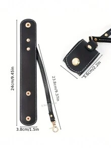 时尚仿皮手套衣架带挂绳 - 易于安装，壁挂式手套和围巾收纳，非常适合旅行和骑自行车 - 彩色 - 查看 8