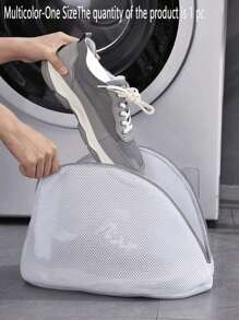 1 pezzo/2 pezzi/3 pezzi/4 pezzi Sacchetti per il lavaggio di scarpe e vestiti, rete per lavatrice sacchetto per il bucato, sacchetto per il lavaggio delle scarpe spesso, sacchetto per la protezione del bucato antidefomazione per la casa, multicolore - taglia unica