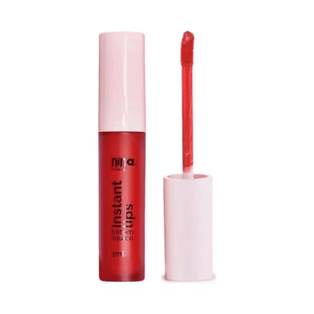 NINA MAKE UP Instant Lips Liquid Lipstick - Nina Makeup - Rubi - View 1