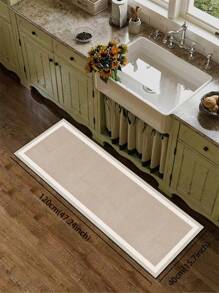 1pc Premium Diatomite Cushion Kitchen Mat With Advanced Pattern, Luxurious And Fashionable, Fatigue-Resistant, Water Absorbent, Anti-Slip, Suitable For Kitchen, Bathroom, Entrance, Laundry Room And More - Multicolor - View 7