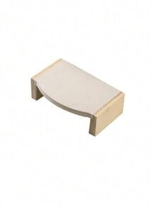 1pc/3pcs Expositor de joias de madeira maciça, Expositor de joias de colar de pulseira, Conjunto de três peças de suporte de exibição de joias de mesa de chá, Suporte de ornamento multifuncional, disponível em três tamanhos: grande, médio e pequeno