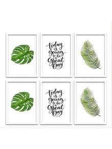 6 Marcos Decorativos para Fotos - Ideal para Paredes y Mesas - Blanco - Ver 1