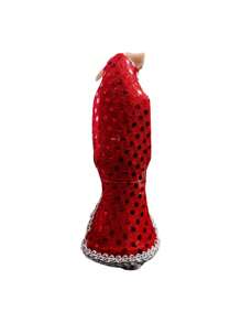 Resin Figure Dressed Saint 15cm Health, Justice, Love, Money, Girl - 紅色 - 查看 2