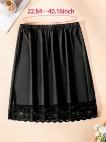 3 Pcs/1 Pc Women's Waist Slimming, Static-Resistant Half Slip Underskirt With Adjustable Elastic Waistband, Multi-Size & Color Options Summer, School Fall, Autumn, Halloween
