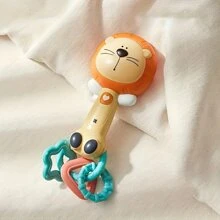 Exclusive Offer: Interactive Giraffe Rattle Stick, Baby Musical Teething Toy, Plastic Material, For 6+ Months, Chewable, Early Learning, Random Color (No Battery Required) - Multicolor - View 5