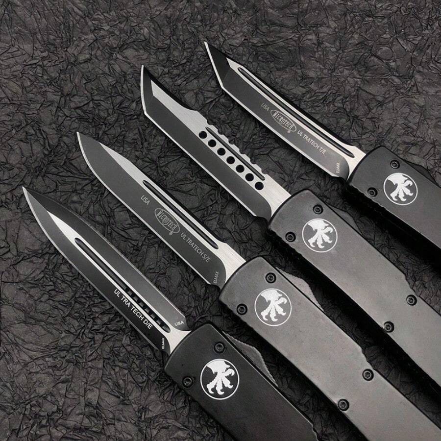 UT70 Full Size Automatic Knife Zinc Aluminum Alloy Handle Quick Switch