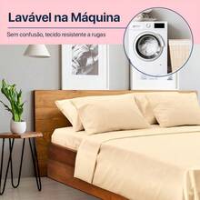 Koala Store Micropercale 200 Thread Count Bedding Set COMPLETE Super Soft And Resistant All Sizes - 稻草 - 查看 4