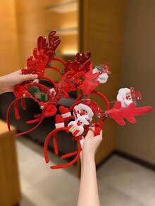 1/3/5 chiếc băng đô Giáng sinh cho trẻ em, dễ thương nhiều màu sắc - Nhiều màu - Xem 8