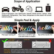 4-In-1 Cartoon Cat Stickers TPU Material Multilayer Colorful Composite Printing, Suitable For Car, Motorcycle, Helmet, Home Window, Laptop, Cute Animation