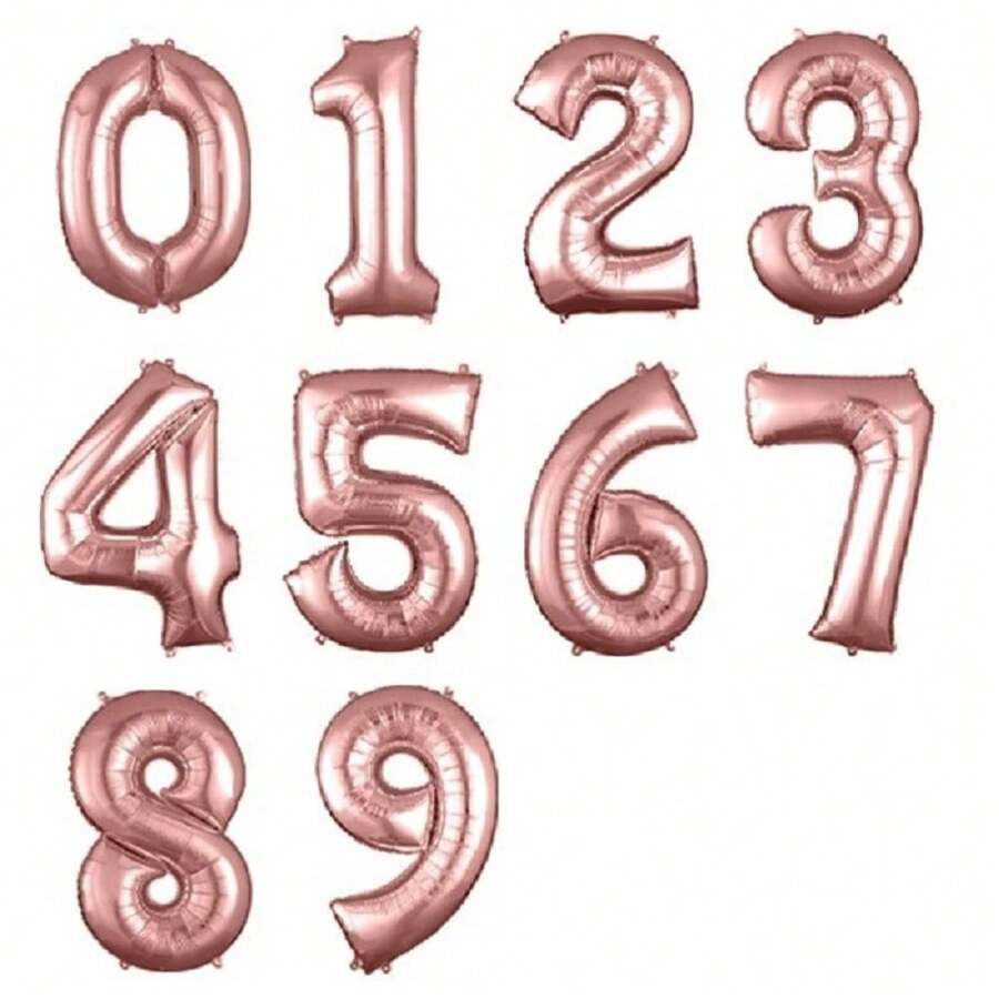 Halloween+Christmas Metallic Balloon Various Colors Number 70 Cm Birthday Party