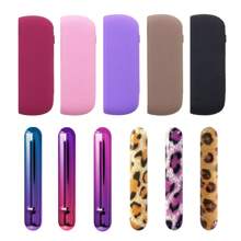 二合一豹纹渐变色 PC（聚碳酸酯）和硅胶外壳装饰性可更换配件盖，适用于 iqos Iluma 和 Iluma I 豹纹、发饰、吸烟配件、电子烟、香烟储存、电子烟吸烟、烟嘴盒、Sigaretten Doos - A - 查看 1
