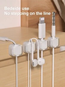 2PCS/4PCS Magnetic Cable Clips, Magnetic Desk Cable Clips, Slots Cable Clips - Cord Organizer, Cable Management, Cable Organizer Clips Cord Holder, Cable Organizer Cord Holder For Desk, Charging Cable Holder Cord Clips, Nightstand Cord Organizer Cable Management Wire Clip,Self Adhesive Cable Management For USB Cable/Power Cord/Wire, Car And Desk, Home And Office, Charging Accessory Cables, Mouse Cable, PC- Rubber Adhesive Cord Hooks Fit Home, Cubicle, Car, Desk Accessories
