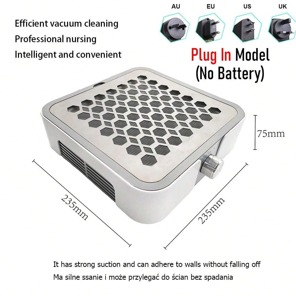 Electric Nail Vacuum Extractor Big Suction Brushless Nail Vacuum Dust