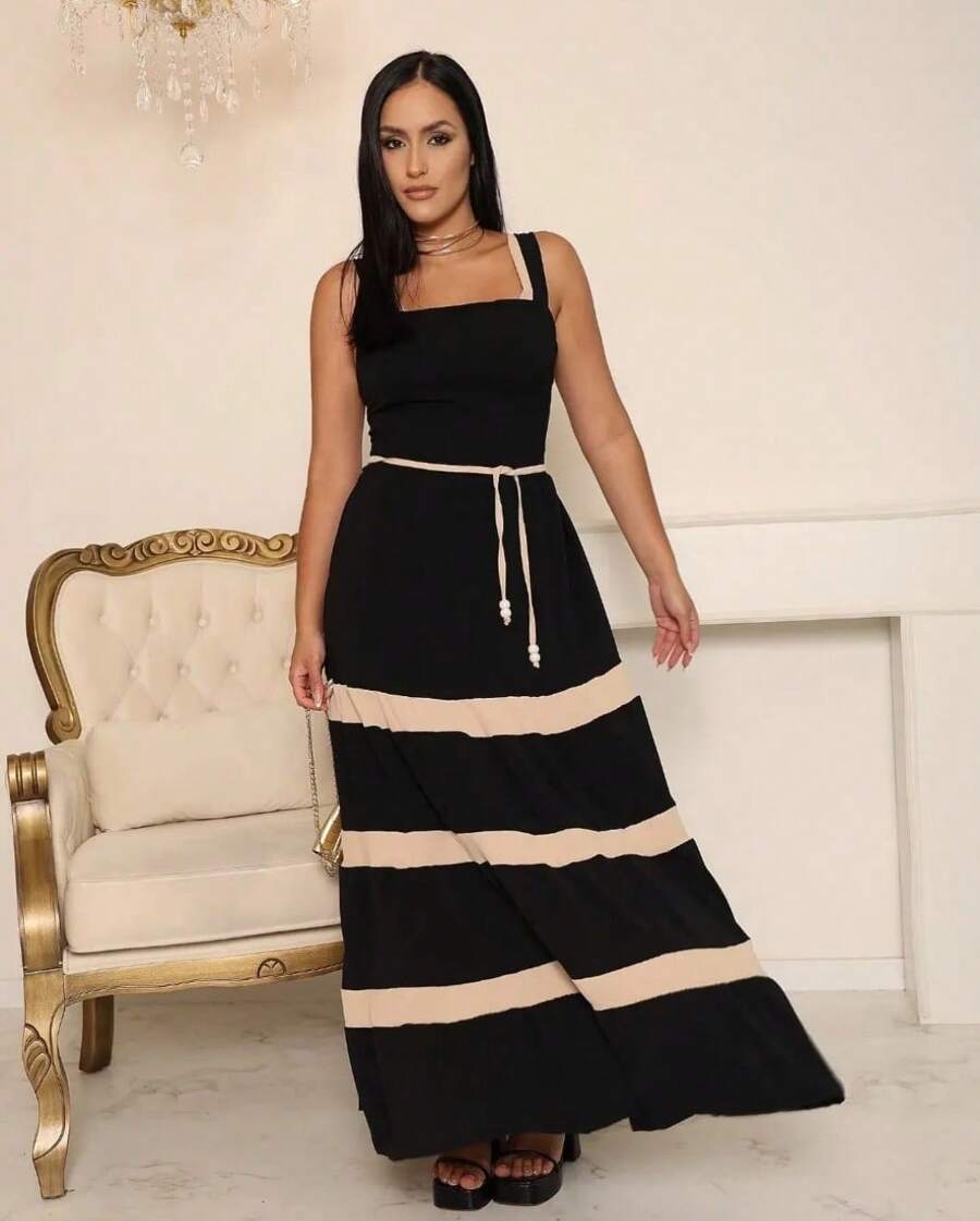 Keller Long Dress - màu đen - Xem 1