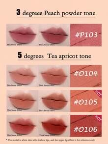 COLORKEY Son kem lì 2g Creamy Velvet Matte Lipstick chống dính dạng cốc - O104 - Xem 6