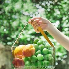 Acrylic Ice Bucket With Handle Round 13 X 13cm, 1200ml, 21.5x10.5cm,2200ML - 無色 - 查看 5