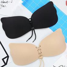 2 对粘性胸罩，露背无肩带胸罩聚拢，粘性隐形提升胸罩，婚礼聚拢胸罩，适合露背无钢圈晚礼服﻿ - 彩色 - 查看 17