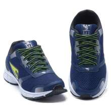 MIZZ LSS ORIGINAL MEN'S SPORTY SNEAKERS - Navy/green - View 6