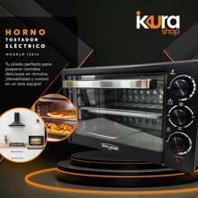 Adir Horno Tostador Eléctrico De Mesa 25L 1034W 12816 - Negro - Ver 6