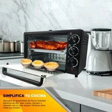 Adir Horno Tostador Eléctrico De Mesa 25L 1034W 12816 - Negro - Ver 1
