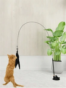 1 Giocattolo per gatti, con teste intercambiabili in vari colori e stili, adatto per l'esercizio dei gatti sia in casa che all'aperto, e può essere tenuto per uso interattivo; tappetino per arrampicata per gatti fai-da-te che permette ai gatti di godersi l'arrampicata a casa, protezione per mobili per animali domestici, accessori per gatti, giocattoli per gatti, cose per gatti, spiaggia, cool