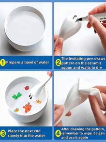 9 支（8 支笔 + 1 支刷子）/13 支（12 支笔 + 1 支刷子）彩色浮动笔，儿童水彩画悬浮笔，可擦白板笔，颜色款式随机，极具吸引力的创意学生马克笔，附赠免费刷子，学校用品，返校 - 多色 - 查看 2