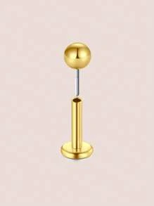 1PC 16G Đẩy Vào Nhẫn Mũi Không Lông Mày Đinh Tán Môi Labret Trang Sức Đinh Mũi Phẳng Mặt Sau UV Bạc Vàng Thép Không Gỉ Sụn Helix Tragus Hoa Tai Cho Phụ Nữ Thanh 6mm Kim Cương 2mm 3mm 4mm - Nhiều màu - Xem 4