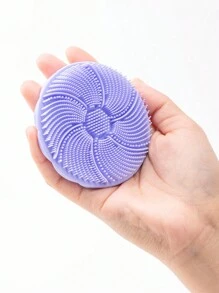WANMEI Flowers Soft Silicone Body Exfoliating Brush,Soft Silicone Body Cleansing,Gentle Exfoliation & Massage For Deep Clean, Handheld Shower Cleaning Brush Facial Cleansing Tools 1pc Body Shower Scrubber Exfoliating Brush Face Cleansing Brush Blackhead Remover Soft Bristle Cleaning Brush Manual Massage Face Cleansing Brush