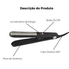 Professional Ceramic Hair Care Straightening Iron Dual Voltage - 黑色 - 查看 5