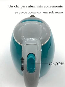 Tetera electrica, Hervidor de Agua Eléctrico, Tetera Eléctrica, Jarra Inalámbrica, 2 Litros, 1000 W, Acero Inoxidable, Resistente, Hierve agua en minutos, Base removible, - Azul - Ver 4