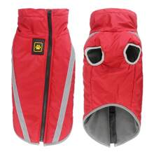 1 件亮色防水保暖反光狗夹克，适合小型和大型犬，适合寒冷季节、秋冬季户外玩耍、散步和训练 - 彩色 - 查看 20
