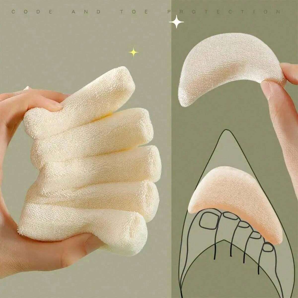 1 Pair Unisex Reusable UltraSoft PainRelieving Adjustable & AntiWear