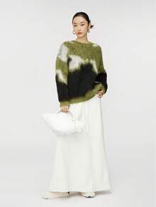 Suéter holgado de lana grueso y cálido, diseño nuevo de otoño/invierno de ROEYWANG