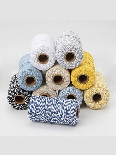 Twine Packing String, 2mm 100m Roll,Christmas Party Decoration Gift Packaging Rope,DIY Woven Tapestry Rope, Halloween, Halloween Decoration Valentine Day